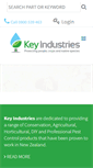 Mobile Screenshot of keyindustries.co.nz